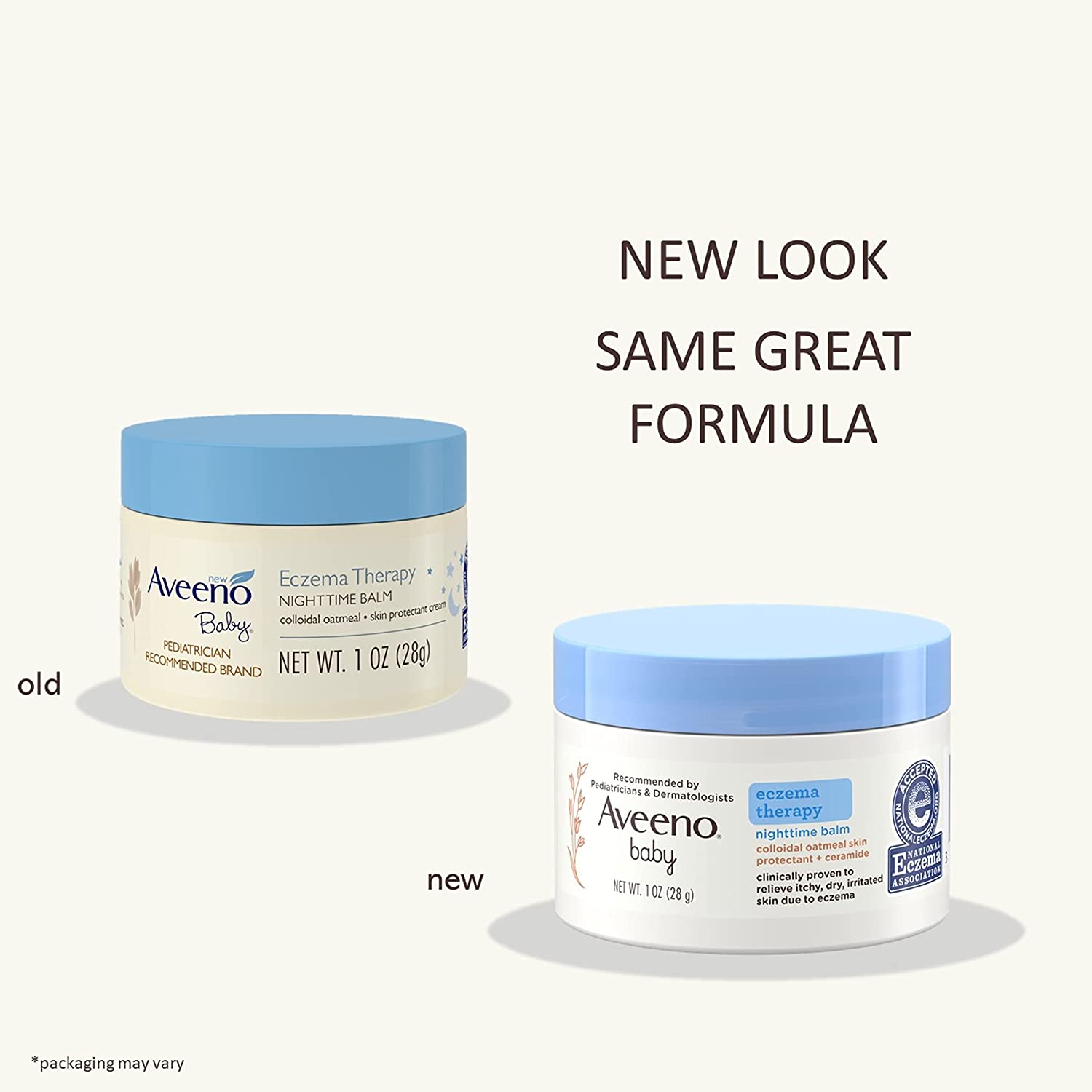 Aveeno Baby Eczema Therapy Nighttime Balm with Colloidal Oatmeal， Travel Size， 1 oz - Image 2